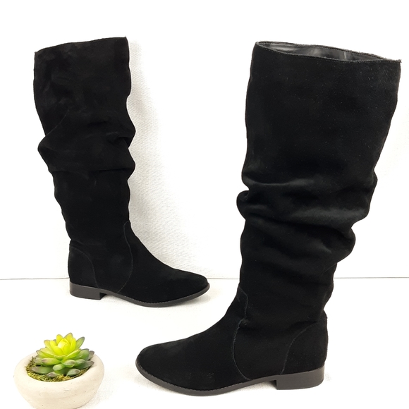 Steve Madden Shoes - STEVE MADDEN BEACON SUEDE SLOUCHY BOOTS